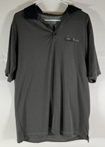 Antigua Desert Dry Golf Polo Striped Shirt Lake Murray Golf Course Men&#39;s Sz L - £4.68 GBP