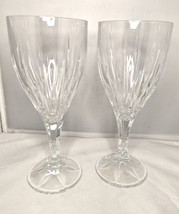 Godinger Shannon Ingrid Crystal Water Goblets Wine Glasses Discontinued ... - £19.37 GBP