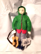 Justin Bieber with Guitar Ornament Hand Made Wool Felt  Silk Road Bazaar - $32.73 CAD