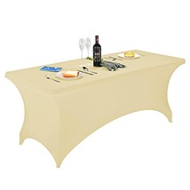 FORLIFE 6Pack Spandex Table Covers 6ft?Fitted Tablecloth for 6ft Rectangular Tab - $67.99