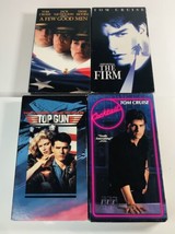 90’s Tom Cruise VHS Lot of 4 Cocktail Top Gun A Few Good Men The Firm - £6.26 GBP
