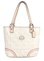 Authentic 378$ Pey Pat Tote NWT in Pack f22322 Coach Shoulder Bag - £198.71 GBP