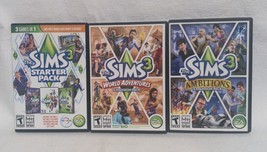 The Sims 3 PC Game Lot of 3 - Expand Your Simming World! - £21.81 GBP