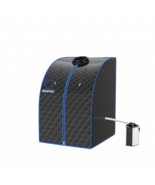 Portable Personal Steam Sauna Spa with 3L Blast-proof Steamer Chair-Blac... - €132,13 EUR