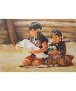 &#39;Navajo Dolls&#39; Signed Limited Edition Print by Artist Carol Theroux 15x2... - £44.01 GBP