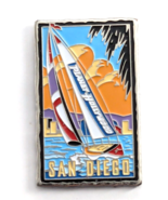 Planet Hollywood San Diego California Sailboat Enamel Pin Restaurant Adv... - $13.69 CAD