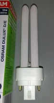 Osram 017594 Dulux D/E 13W/840 Lumilux Cool White 4-PIN lamp G24q-1 13W ... - $5.95