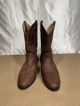 Smoky Mountain Brown Leather Western Cowboy Boots Men’s Size 5 D - £23.49 GBP