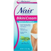 Nair Hair Remover Bikini Cream, Sensitive Formula, 1.7 OZ..+ - $15.83