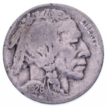 1926-S 5C Buffalo Nickel VG Condition, Natural Color, Walking Letters Tr... - $54.65