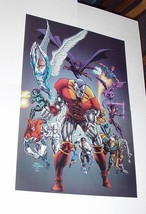 X-Men Poster #101 Mike Deodato Jr Captain Britain Angel X-23 Fantomex Marvel MCU - £19.97 GBP