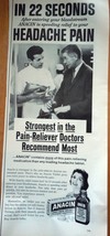 Anacin Pain Reliever Print Magazine Advertisements 1964 - £3.15 GBP