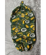 Handmade Green Bay (Packers) Fabric Plastic Grocery Bags Holder 100% Cotton - $9.80