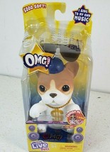 OMG Pets! Little Live Pets French Bulldog Soft Squishy Pet With Sunglasses NEW! - £14.09 GBP