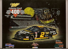 1995 Miller 400 Program Rusty Wallace win - $33.64