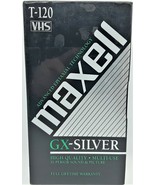 Maxell GX-Silver EP VHS 6 Hours T120  VHS Tape - $8.57 CAD