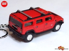 VERY RARE KEYCHAIN RED BLACK HUMMER H2  CUSTOM Ltd. Ed. ❤️GREAT GIFT❤️ - £58.74 GBP