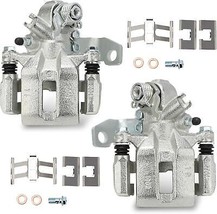 19B3298 19B3299 Rear Left &amp; Right Disc Brake Caliper Assembly with Bracket For - £154.08 GBP