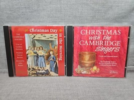 Lotto di 2 CD dei cantanti Cambridge: Natale al mattino, Natale con il - $14.18