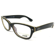 Just Cavalli Eyeglasses Frames JC237 col.092 Black Yellow Square 52-17-145 - £70.20 GBP