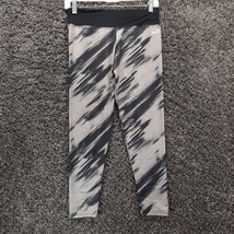 Watsons Yoga Pants Women Large Black Gray Stretch Cute Athleisure Gym Wear - $7.25
