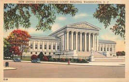 POSTCARD  New United States Surpreme Court Building Washington DC C09 - £2.46 GBP
