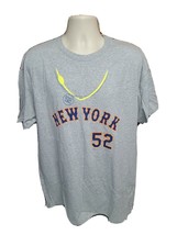 New York Mets Yoenis Cespedes #52 Adult Gray XL TShirt - £14.09 GBP