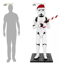 Star Wars 6 Ft Stormtrooper: Talking, Animated and Posable W/ Santa Hat &amp; Candy - $483.75