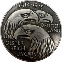 Médaillon historique avec citation Goethe - repro WWI - $18.55 CAD