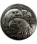 Médaillon historique avec citation Goethe - repro WWI - $13.22