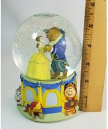 Beauty and the Beast Disney Musical Snow Water Globe Enesco No Box 1991 - £38.91 GBP