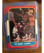 Joe Barry Carroll 1986 Fleer Basketball Card   (01237) - $8.23 CAD