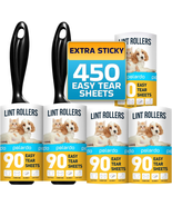 Lint Rollers for Pet Hair, Sticky, Remover for Couch, Clothes Furniture ... - €12,69 EUR