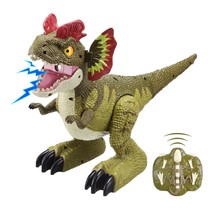 Allcele Dinosaur Toys, Dilophosaurus Rc Toys 1.31Ft Long With Light And Music, A - £54.18 GBP