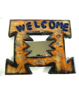 Rays Rustic Woodworks Mirrored Welcome Sign Primitive - $932.78 MXN