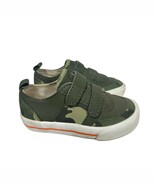 Old Navy Toddler Boys Green Camouflage Double Strap Sneakers Shoes Size 6 - $20.87 CAD