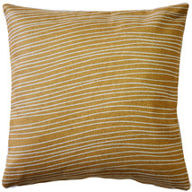 Meraki Renaissance Gold Throw Pillow 19x19, with Polyfill Insert - £63.90 GBP