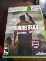 The Walking Dead Survival Instinct Xbox 360 w/ Case &amp; Cover Art -- S2G -- - £3.93 GBP