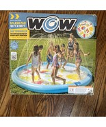 WOW Sports Adventure Splash Pad 10Ft Diameter w/ Sprinkler Inflatable bu... - £62.28 GBP
