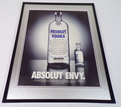 2003 Absolut Envy Vodka Framed ORIGINAL 11x14 Advertising Display - $34.64