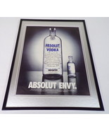 2003 Absolut Envy Vodka Framed ORIGINAL 11x14 Advertising Display - £27.25 GBP