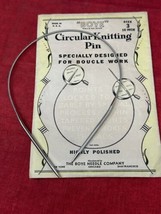 Circular Knitting Pin  16&quot; Sz 3 for Boucle Work Boye Needle Co Original Package - £9.32 GBP