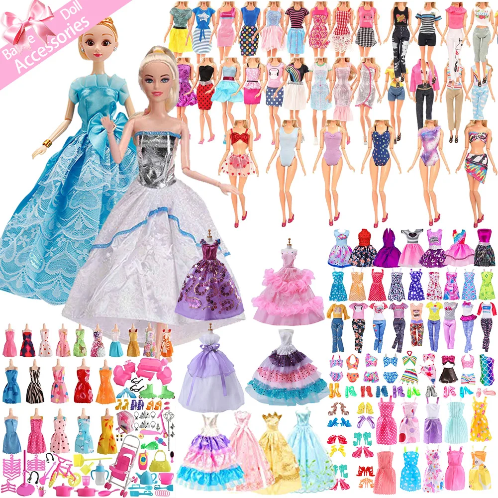 Universal Clothes Set Clothes And Accessories For Dolls Doll House Clothes Party - £8.18 GBP+