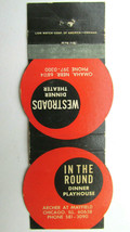 In the Round Dinner Playhouse - Chicago, Illinois Restaurant Matchbook C... - £1.57 GBP