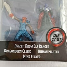 Dungeons &amp; Dragons Die Cast Jada Collectibles Toy Figures Set of 4 - £9.49 GBP