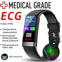 2023 New Healthy Blood Glucose New Smartwatch Men Ecg+ppg Lady Monitoring Blood - £55.52 GBP