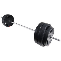 Fitvids Standard Coded and Vinyl Coated Olympic Barbell 100 Pound Weight... - $628.19