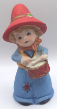 Jasco Merri Bells Little Drummer Boy Porcelain Bisque 1970&#39;s Vintage - £7.86 GBP