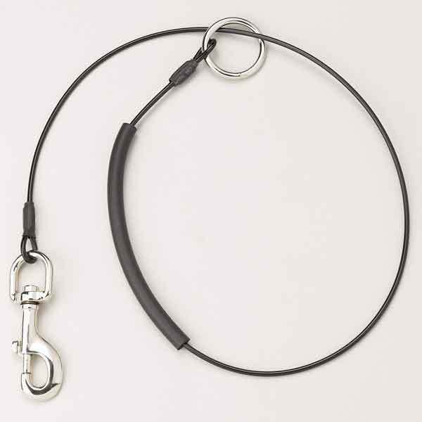 Cable Chocker Dog Grooming Restraint Heavy Duty Strong Choke Ring 36&quot; Lo... - $13.09
