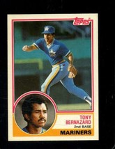 1983 Topps Traded #9 Tony Bernazard Nmmt Mariners Nicely Centered *X97381 - £2.69 GBP